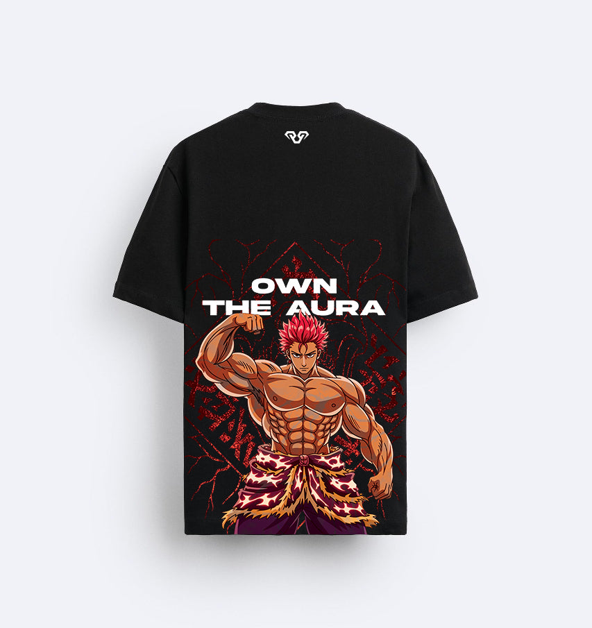 Own The Aura Unisex Anime Streetwear Tee