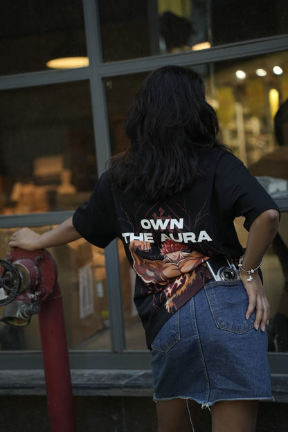 Own The Aura Unisex Anime Streetwear Tee